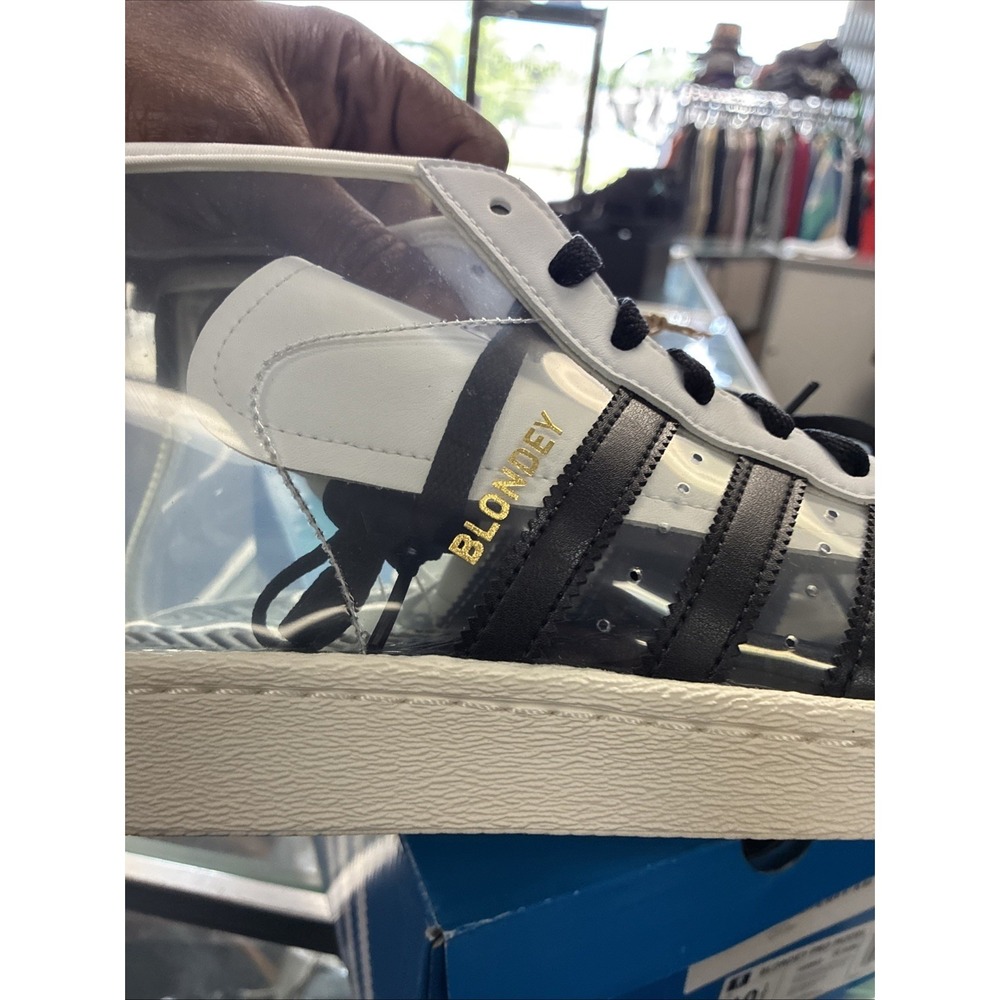 Men's Adidas Blondey McCoy Pro Model Superstar Clear Shoes IG0843 NEW SZ 10.5 - Picture 8 of 15